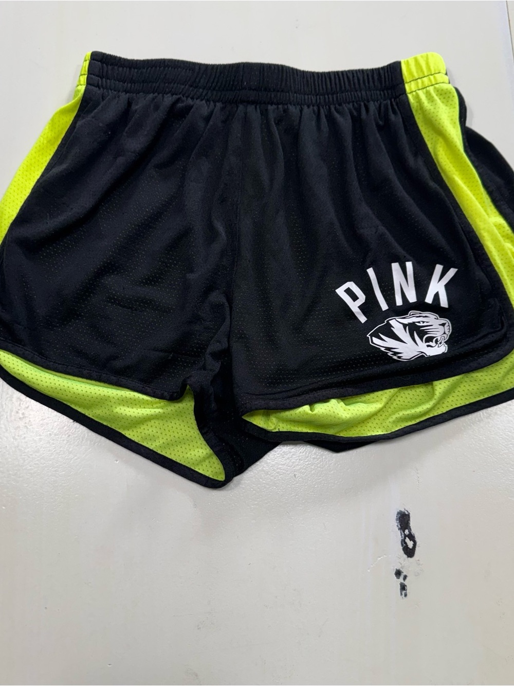 VICTORIA'S SECRET PINK x 5th & Ocean Tiger Mesh Running Shorts (Size S)